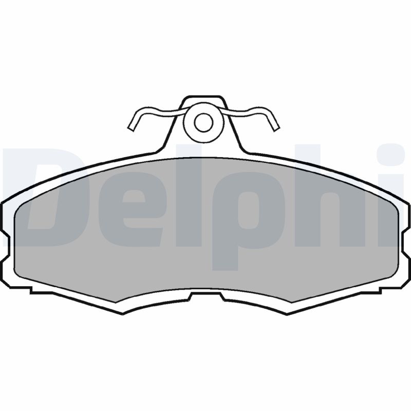 Ilustracja LP250 DELPHI klocki hamulcowe