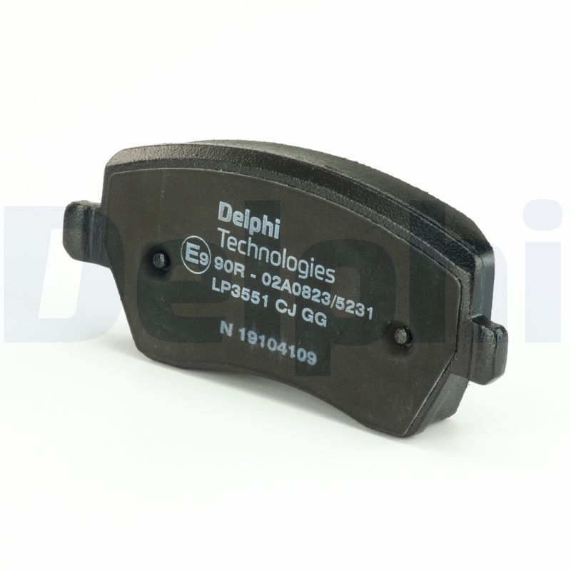 Ilustracja LP3551 DELPHI klocki hamulcowe