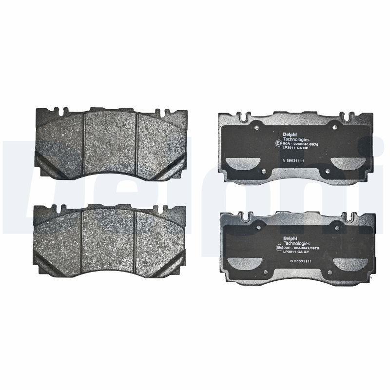 Ilustracja LP3911 DELPHI klocki hamulcowe