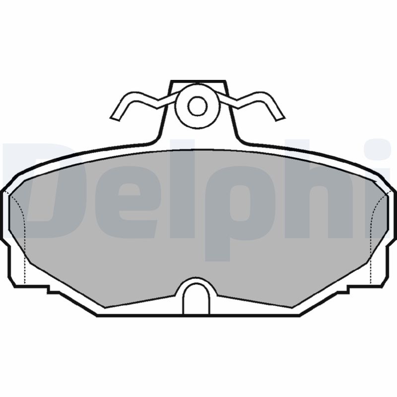 Ilustracja LP507 DELPHI klocki hamulcowe
