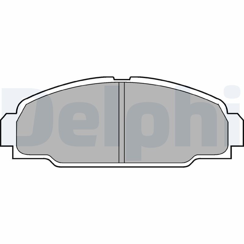 Ilustracja LP607 DELPHI klocki hamulcowe