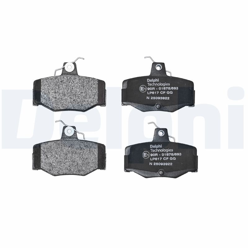 Ilustracja LP617 DELPHI klocki hamulcowe