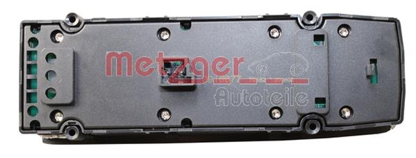 Ilustracja 0916677 METZGER AUTOTEILE przełącznik, podnośnik szyby
