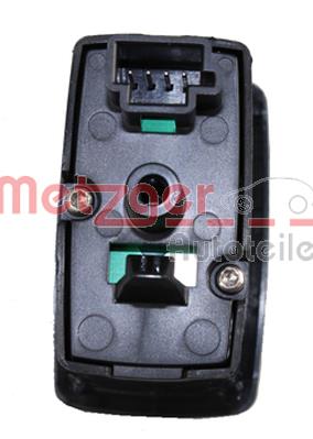 Ilustracja 0916691 METZGER AUTOTEILE przełącznik, podnośnik szyby