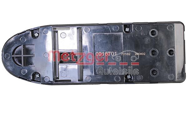 Ilustracja 0916701 METZGER AUTOTEILE przełącznik, podnośnik szyby