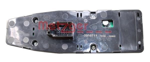 Ilustracja 0916711 METZGER AUTOTEILE przełącznik, podnośnik szyby