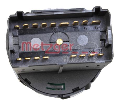 Ilustracja 0916734 METZGER AUTOTEILE przełącznik, światła główne