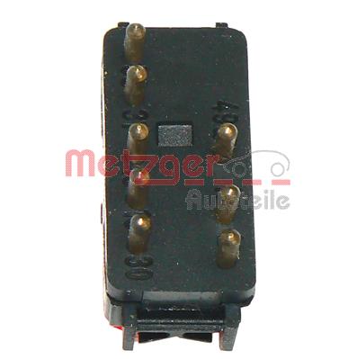 Ilustracja 0916005 METZGER AUTOTEILE włącznik świateł awaryjnych