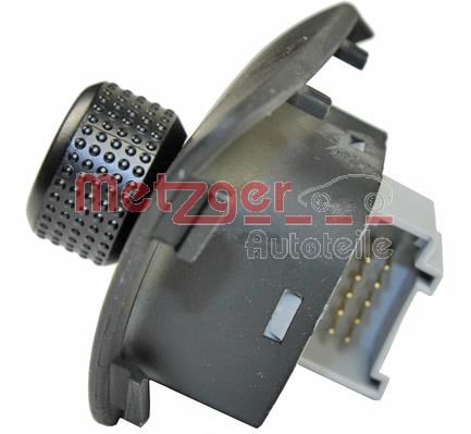 Ilustracja 0916370 METZGER AUTOTEILE przełącznik, regulacja lusterka zewnętrznego
