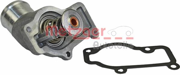 Ilustracja 4006157 METZGER AUTOTEILE termostat, płyn chłodzący
