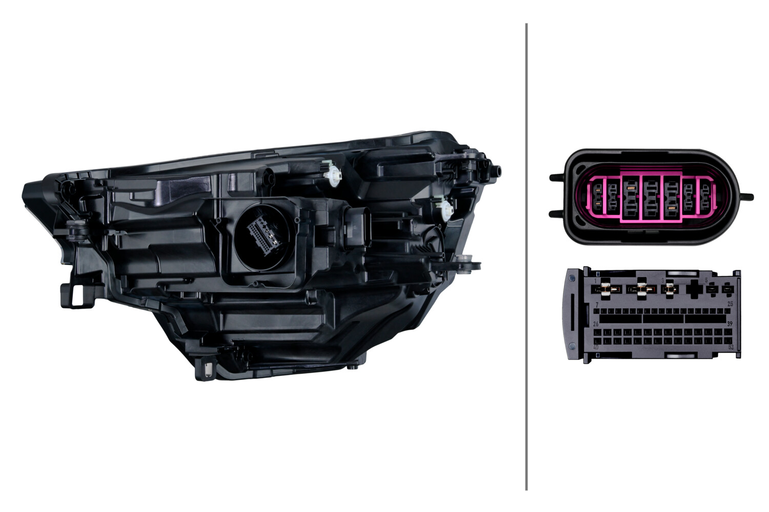Ilustracja 1EX 016 263-421 HELLA reflektor