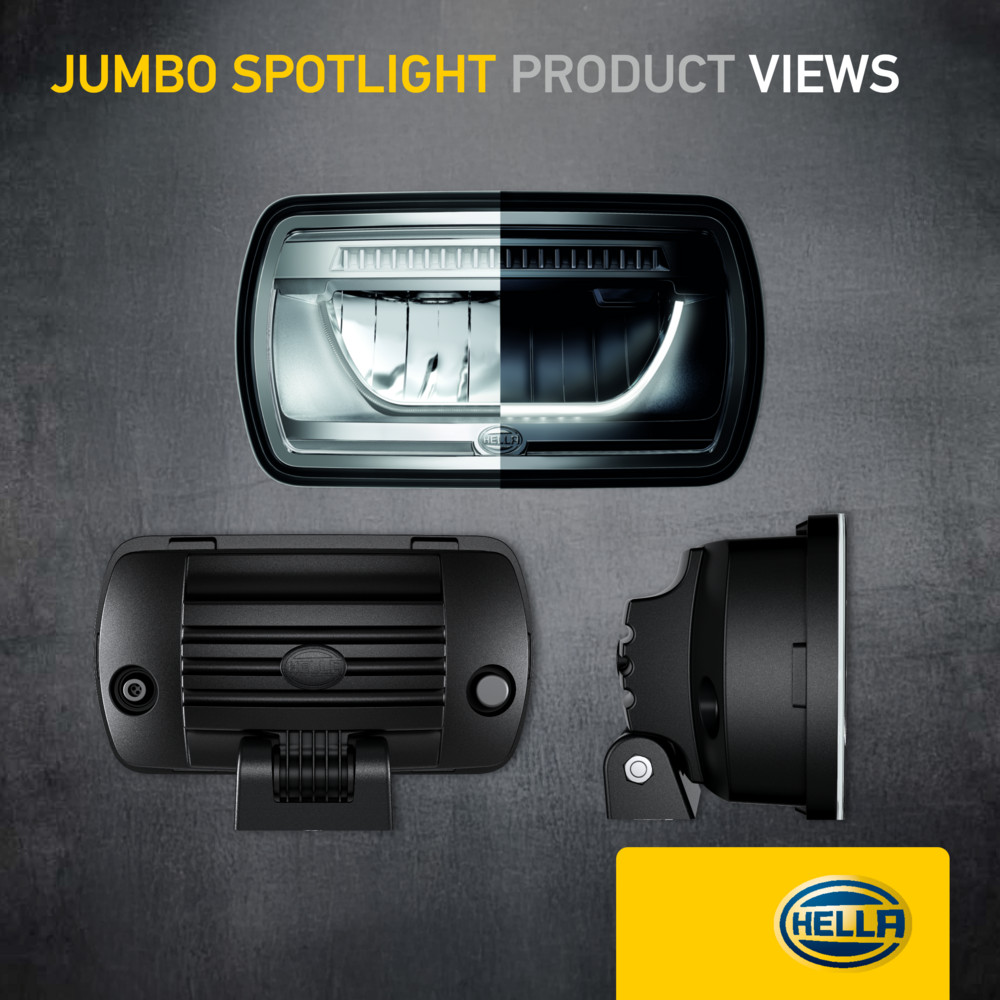 Ilustracja 1FE 016 773-011 HELLA reflektor dalekosiężny