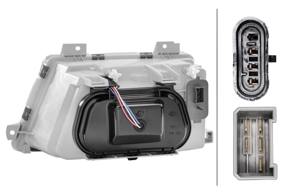 Ilustracja 1AH 007 774-021 HELLA reflektor