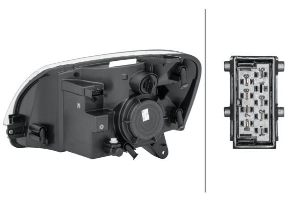 Ilustracja 1EG 010 196-021 HELLA reflektor