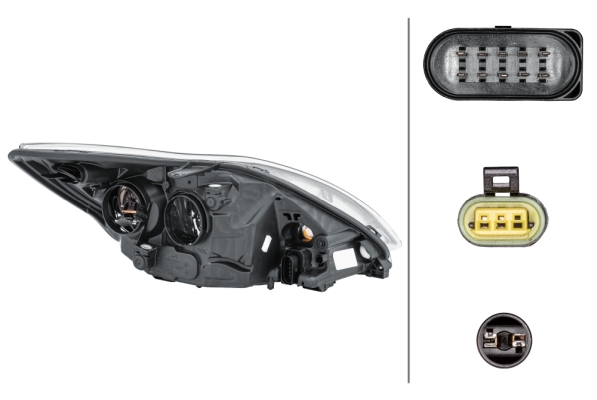 Ilustracja 1EL 354 807-051 HELLA reflektor