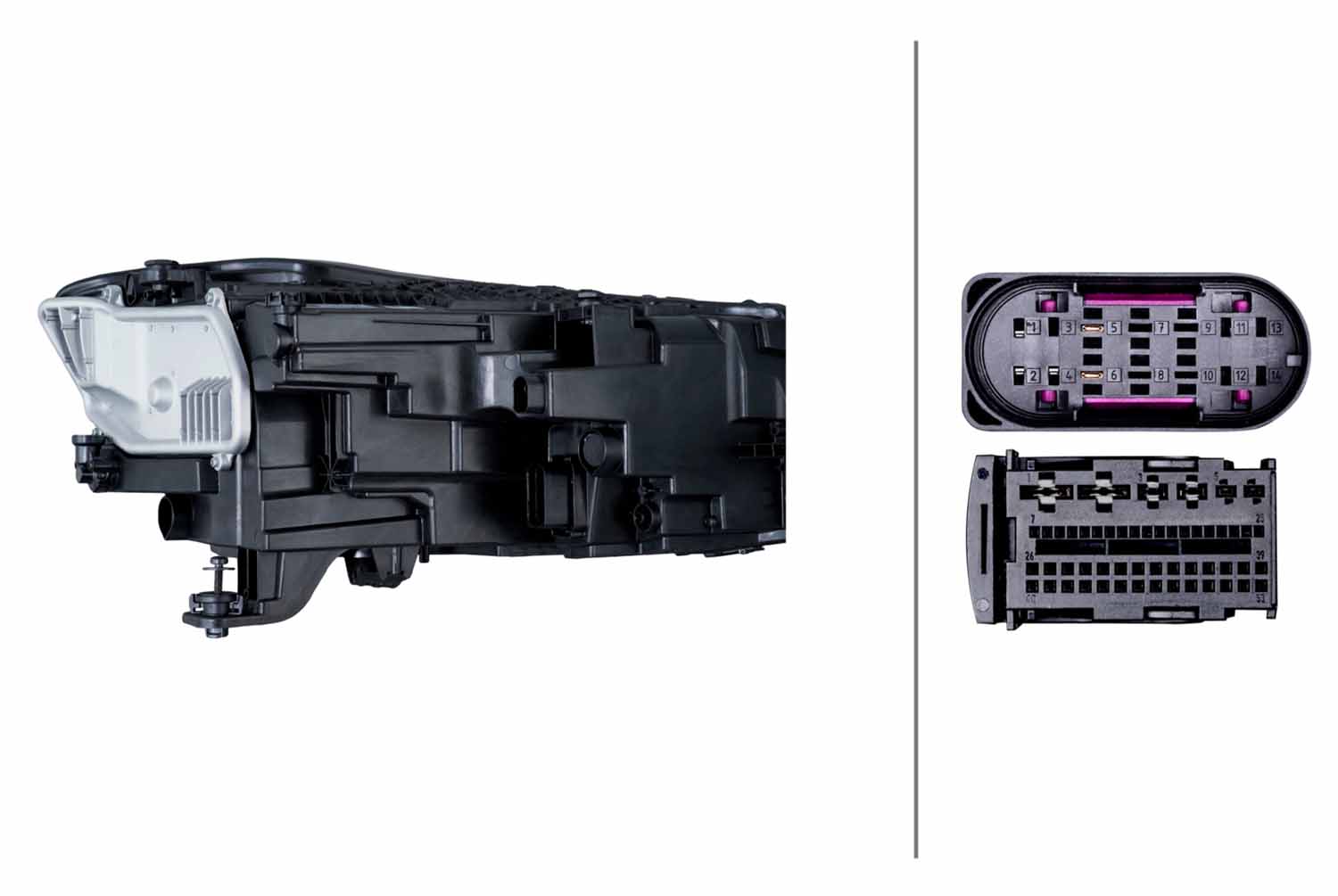 Ilustracja 1EX 354 867-051 HELLA reflektor