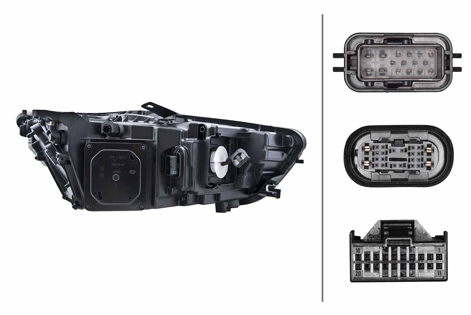 Ilustracja 1EX 011 151-451 HELLA reflektor