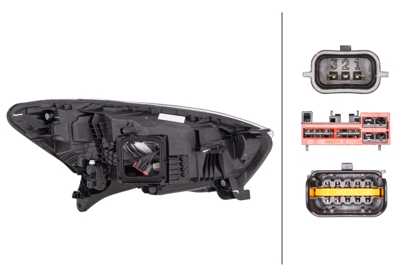 Ilustracja 1EX 012 977-651 HELLA reflektor