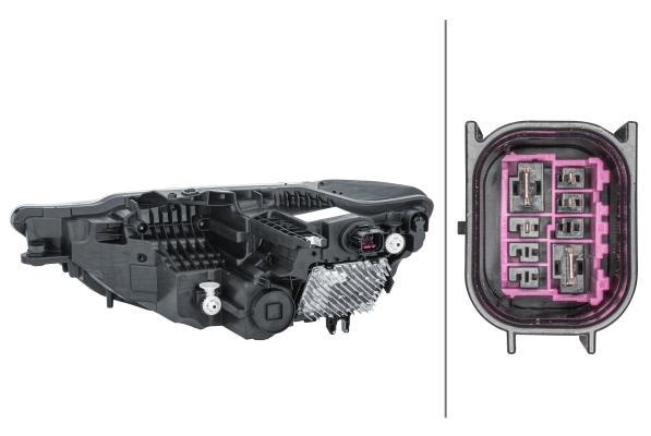 Ilustracja 1EX 013 371-021 HELLA reflektor