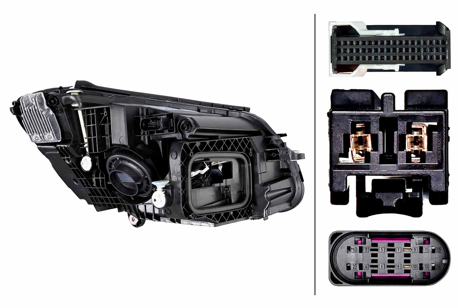 Ilustracja 1EX 014 827-511 HELLA reflektor