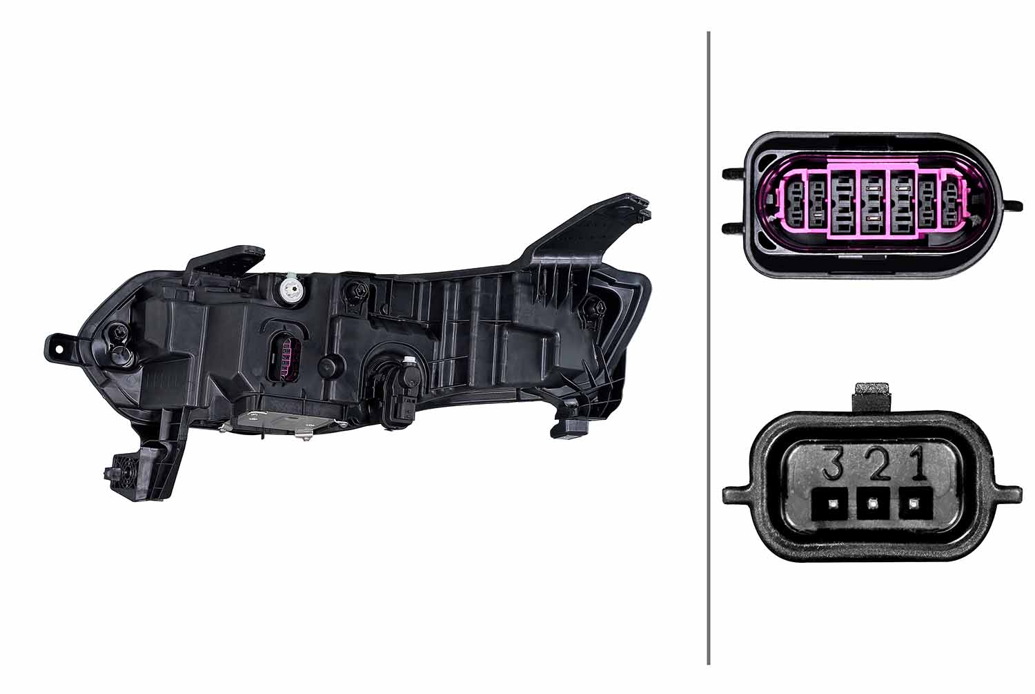 Ilustracja 1EX 015 142-821 HELLA reflektor