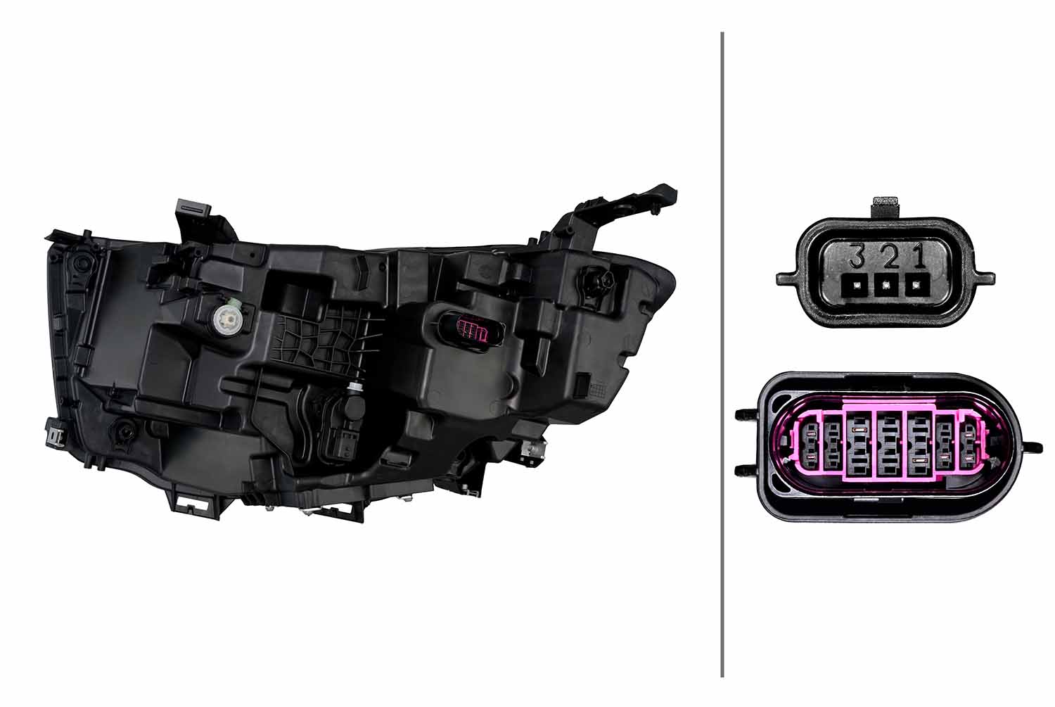 Ilustracja 1EX 015 150-621 HELLA reflektor