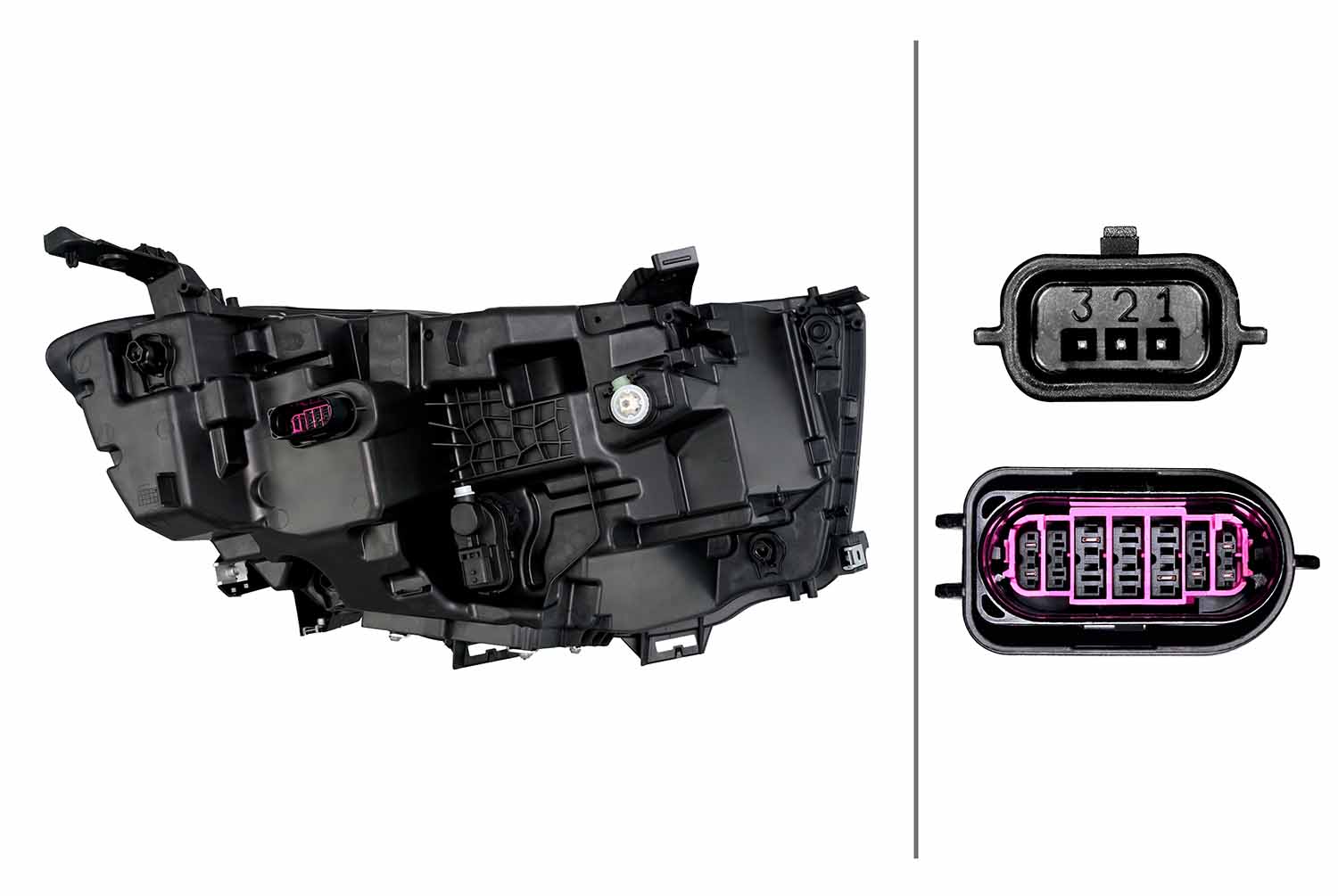 Ilustracja 1EX 015 152-611 HELLA reflektor