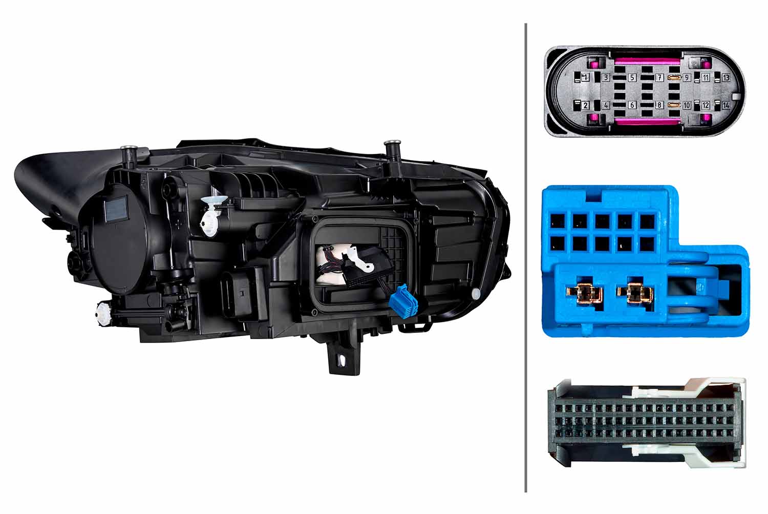 Ilustracja 1EX 015 315-511 HELLA reflektor