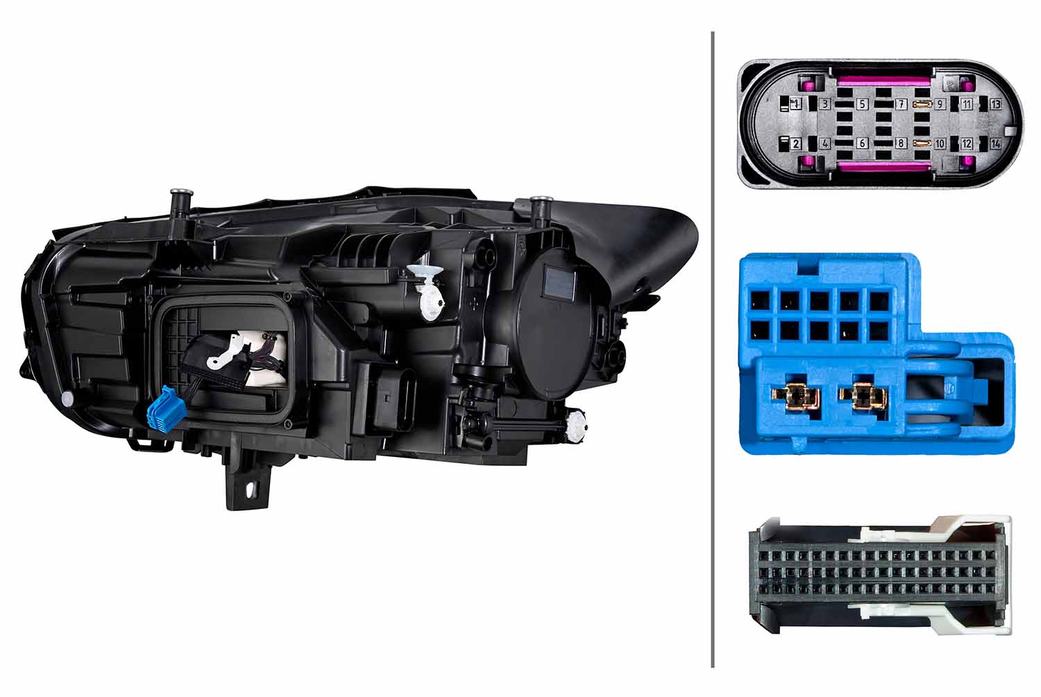 Ilustracja 1EX 015 315-521 HELLA reflektor