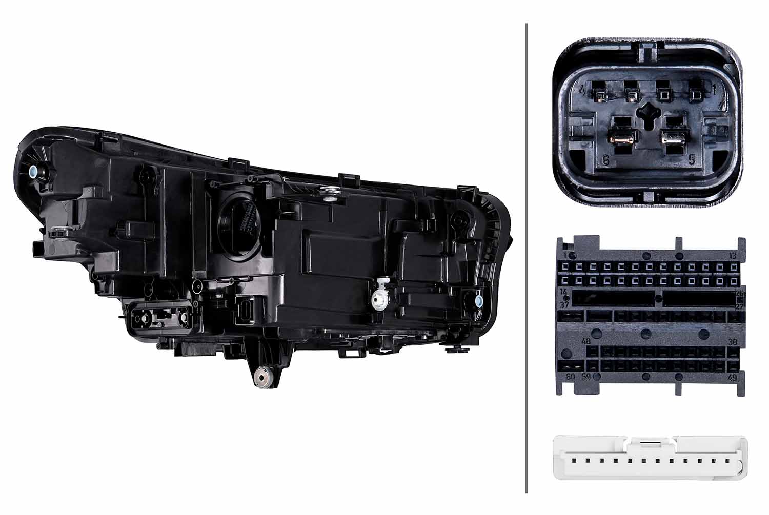 Ilustracja 1EX 015 368-411 HELLA reflektor
