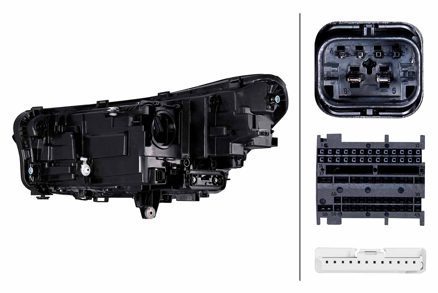 Ilustracja 1EX 015 368-421 HELLA reflektor