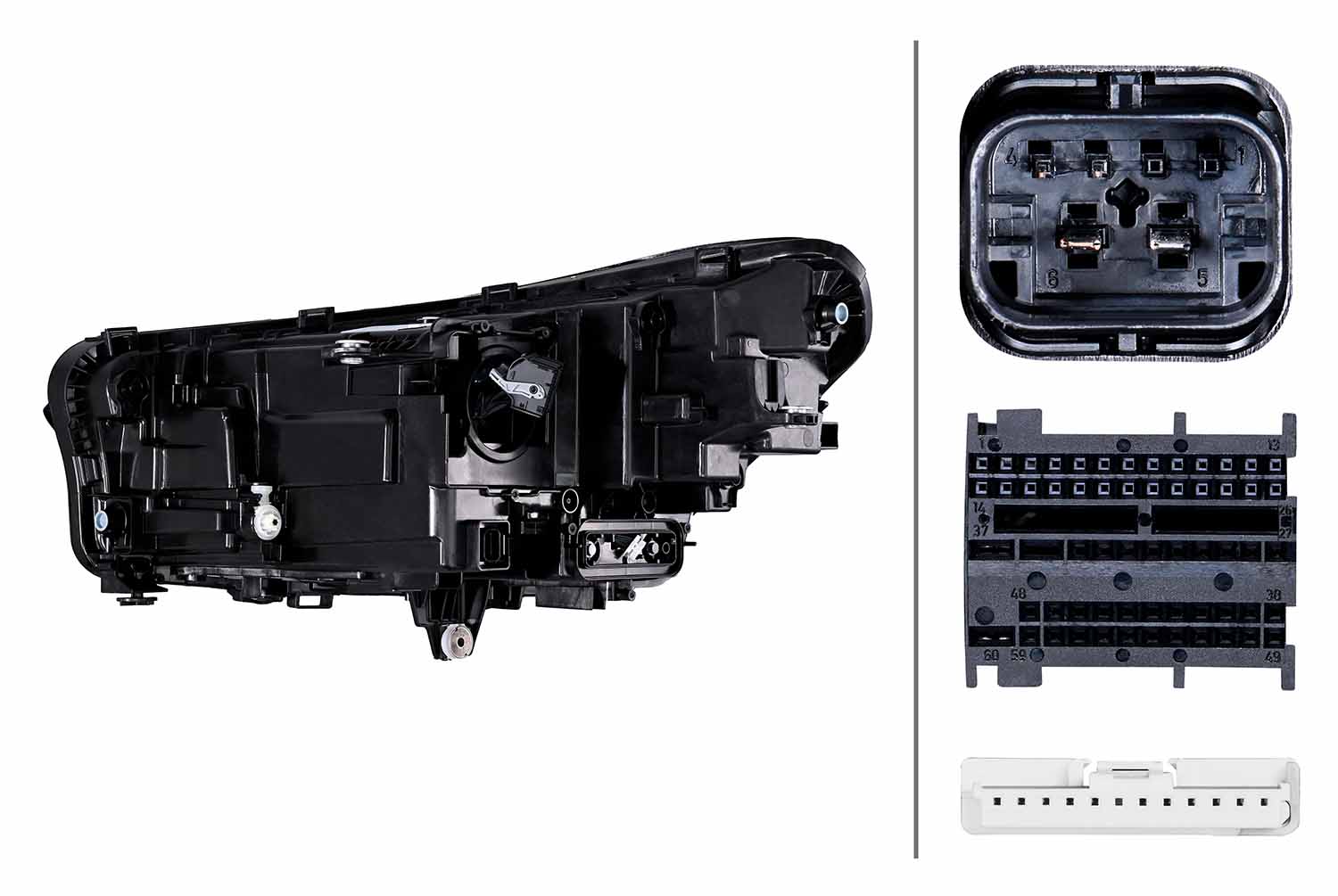 Ilustracja 1EX 015 368-521 HELLA reflektor