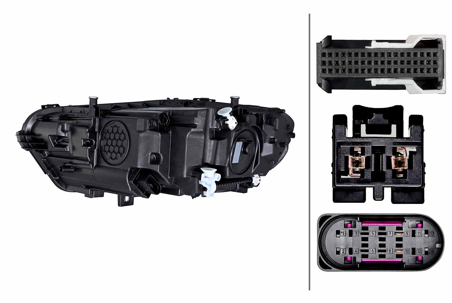 Ilustracja 1EX 015 569-621 HELLA reflektor