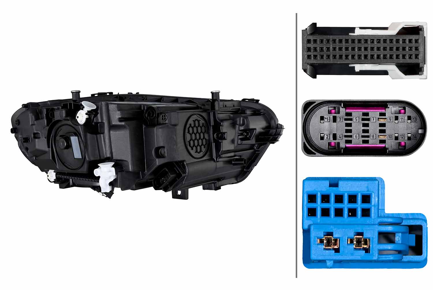 Ilustracja 1EX 015 569-711 HELLA reflektor