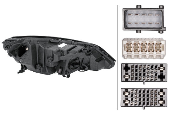 Ilustracja 1EX 354 829-211 HELLA reflektor