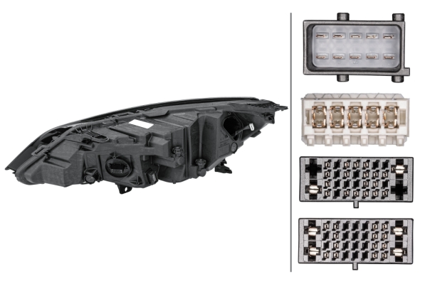 Ilustracja 1EX 354 829-221 HELLA reflektor