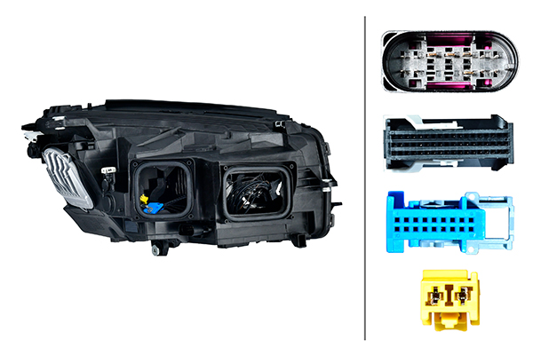 Ilustracja 1EX 354 877-151 HELLA reflektor