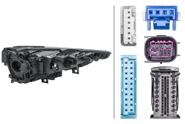 Ilustracja 1EX 354 871-071 HELLA reflektor