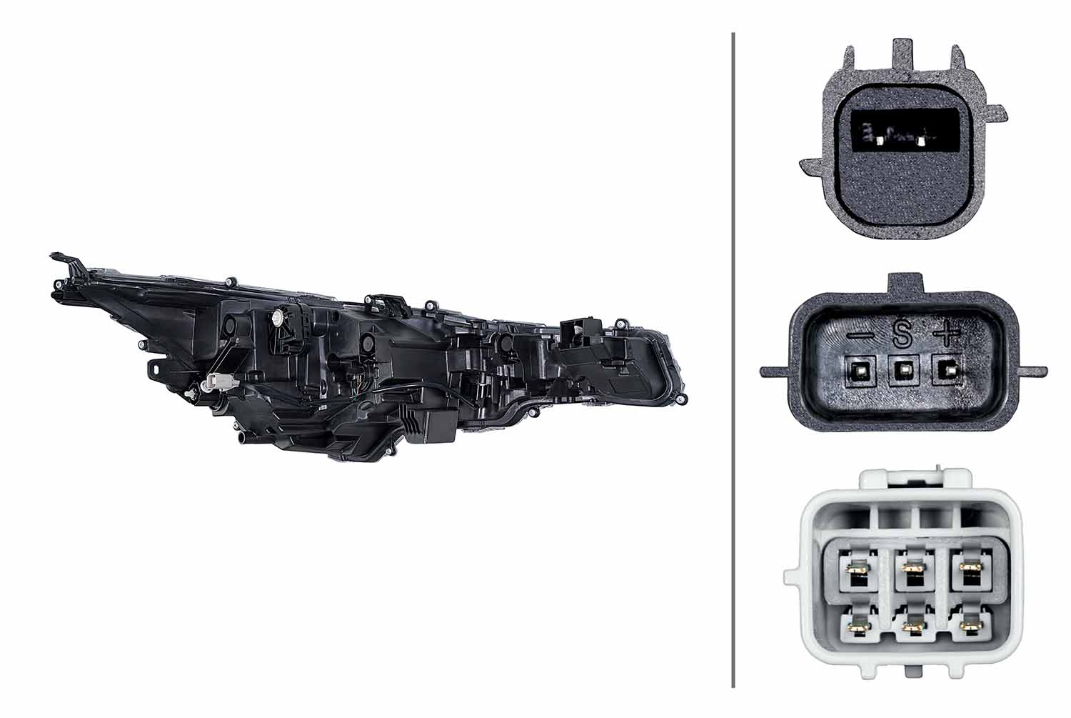 Ilustracja 1EX 354 886-011 HELLA reflektor
