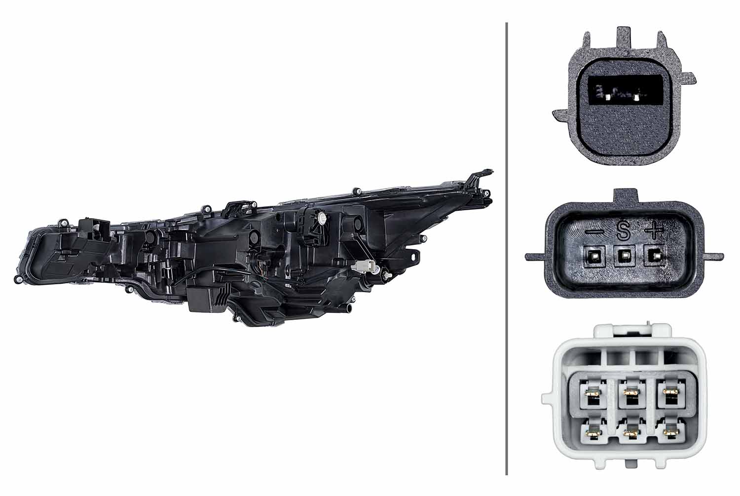 Ilustracja 1EX 354 886-021 HELLA reflektor
