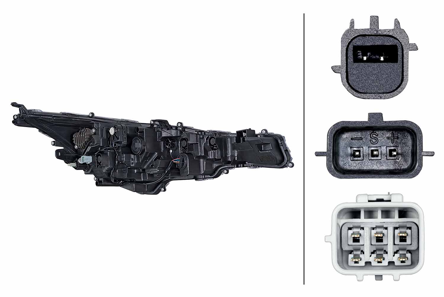Ilustracja 1EX 354 886-031 HELLA reflektor