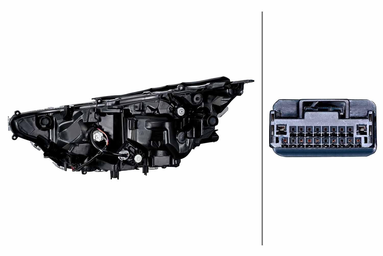 Ilustracja 1EX 354 887-021 HELLA reflektor