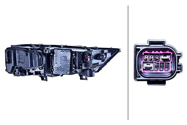 Ilustracja 1EX 354 881-131 HELLA reflektor