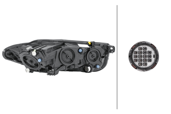 Ilustracja 1LH 011 811-131 HELLA reflektor