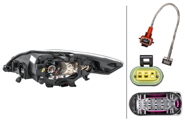 Ilustracja 1LL 010 541-121 HELLA reflektor
