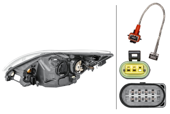 Ilustracja 1LL 354 807-081 HELLA reflektor