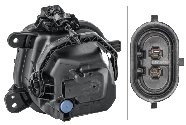 Ilustracja 1N0 354 876-021 HELLA reflektor przeciwmgłowy