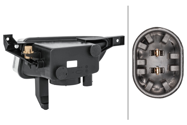 Ilustracja 1NA 354 659-021 HELLA reflektor przeciwmgłowy