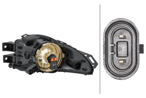 Ilustracja 1NA 354 665-021 HELLA reflektor przeciwmgłowy