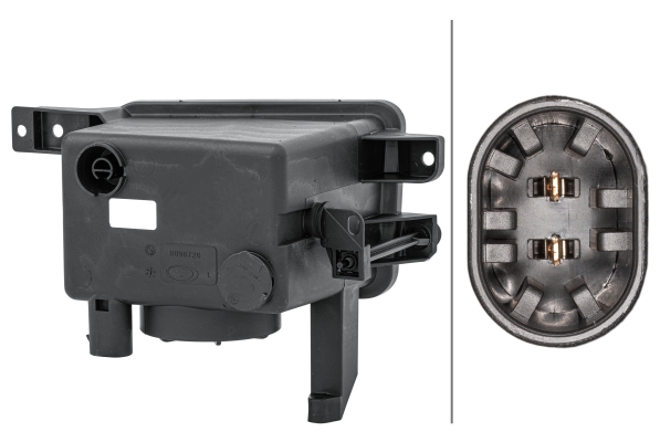 Ilustracja 1NA 354 660-011 HELLA reflektor przeciwmgłowy